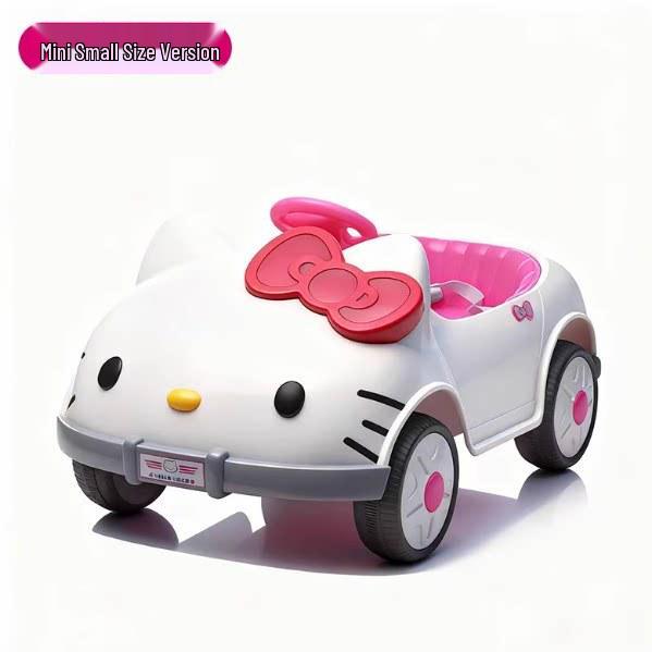 Hello Kitty Children s Electric Four-Wheel Ride-On Car with Remote Control