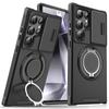 Luxury 360 ° Rotating Hidden Metal Ring Car Holder Armor Phone Case For Samsung S24 Ultra S21 S22 S23 Ultra Plus S20 FE A54 A15