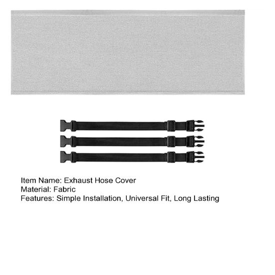 Portable Air Conditioner Hose Cover Wrap Easy To Install 3 Layers Insulated