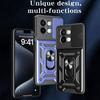 Funda for VIVO Y38 5G / T3x Case Slide Camera Protection Ring Stand Shockproof Back Cover for for VIVO T3X Y200i Capa Funda