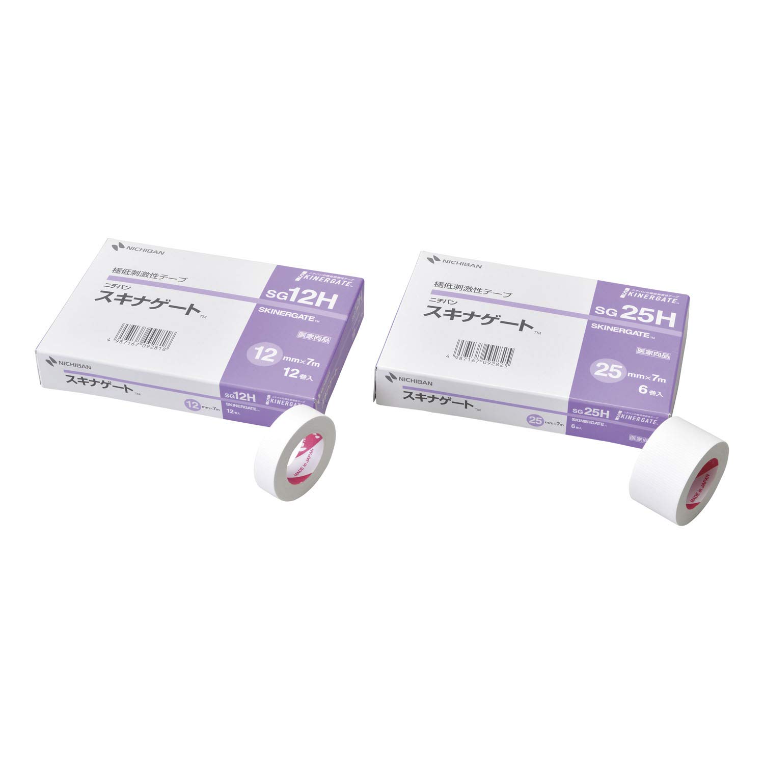 

Nichiban Skin Gate Маленькая упаковка, 12 мм x 7 м, SG12, Гипоаллергенный, Нежный к коже, Менее вероятно вызывает раздражение