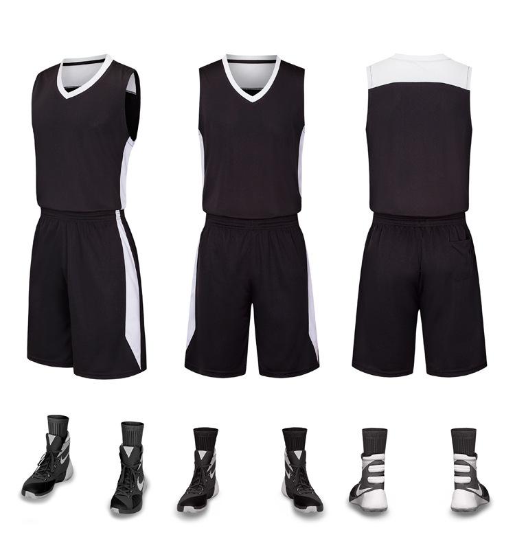 Wholesale college basketball suit, children's sports game training suit, basketball suit vest, children's jersey