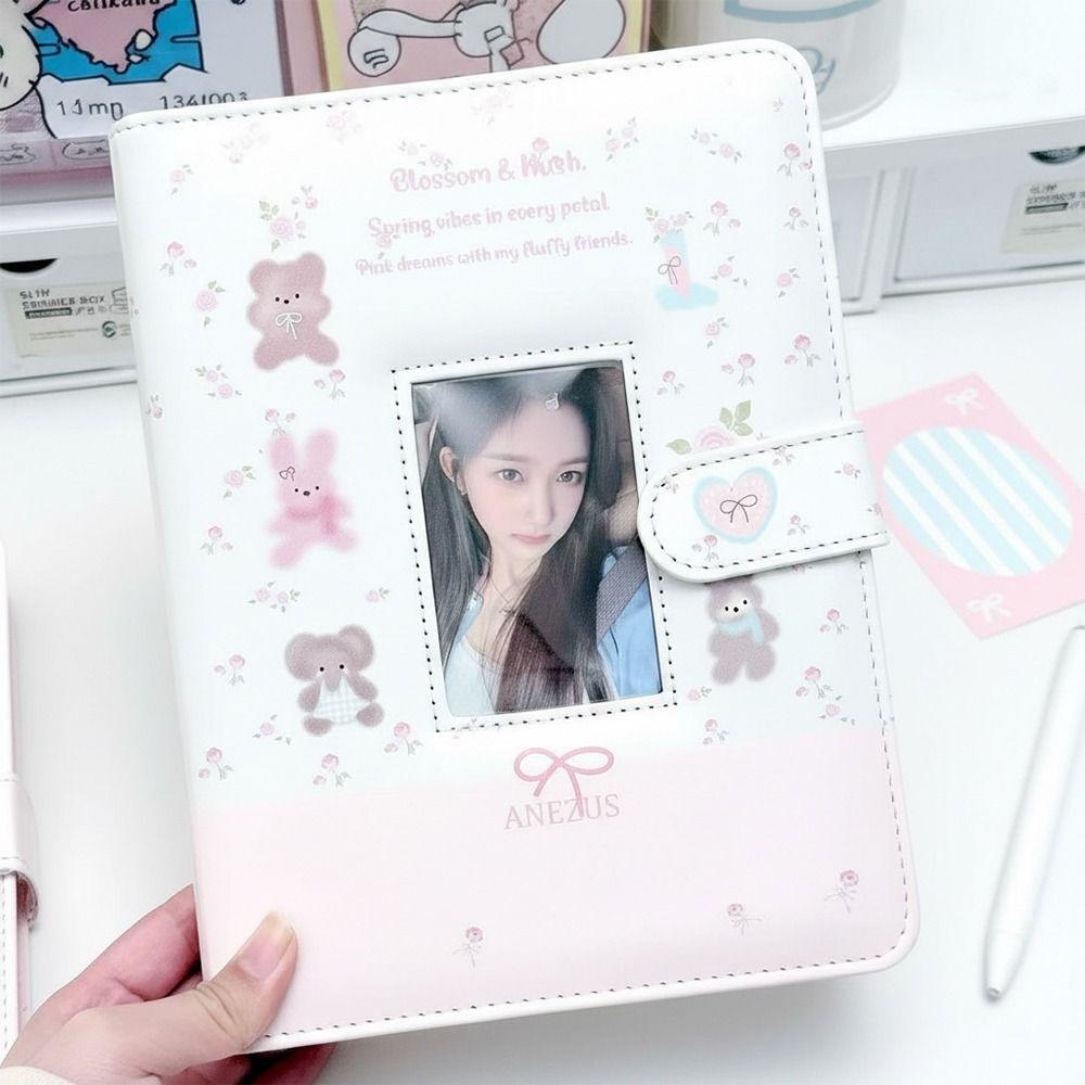 1pc Loose-leaf Photo Card Binder A5 Photo Album 3-inch Photocard Holder  Polaroid & Idol Cards