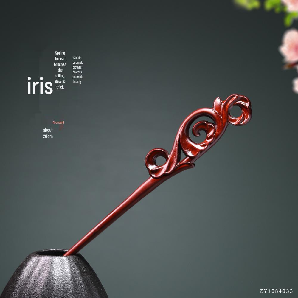 Rosewood Hairpins: Antique-Style Wood Hair Accessories for Hanfu & Qipao