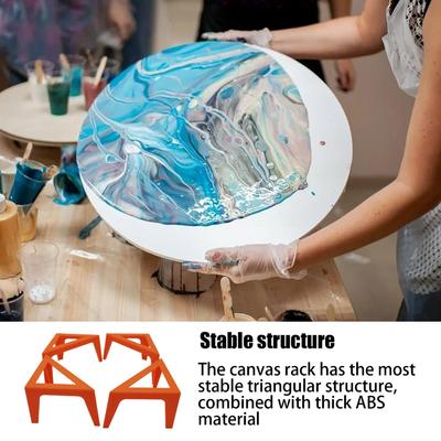4pcs Canvas Stands for Acrylic Paints Pouring Painter Feet Risers Support Stand