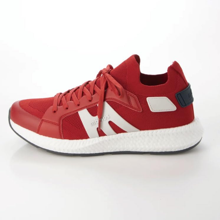 Mobus Mesh Sports Casual Walking Training Current Model VIOLA2 Measurement 27 Points 0 Men's Shoes, (DK.RED, Centimetres)