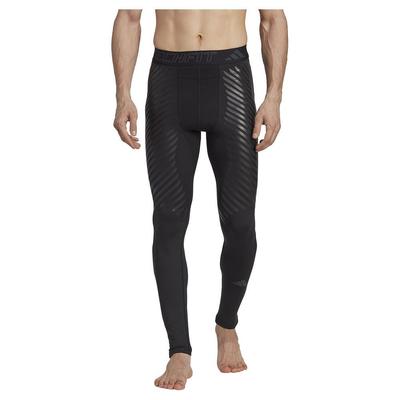 Adidas TechFit Control X Size XL RHEON™ Full-Length Leggings, Men's MMI02, Black/Black (HS9812),