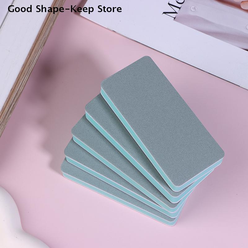 5Pcs Double Sided Multifunctional Reusable Hand Sander Blocks For Sanding Sponge 600# & 3000 #Grit Watch Strap Nail Polishing