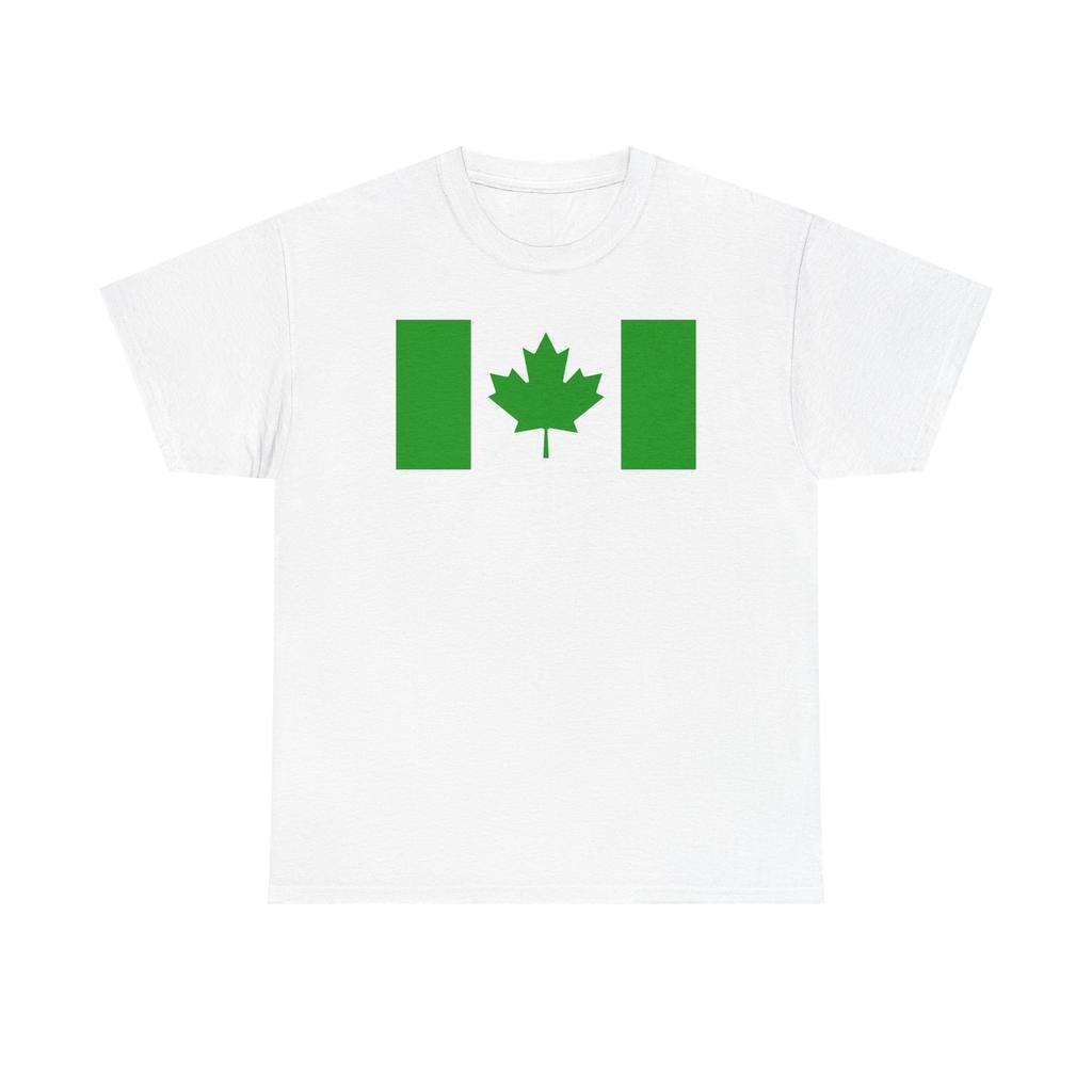 Grüne Flagge von Kanada (Kanada) T-Shirt