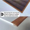 1m Self Adhesive Edge Trim Strip Wood Grain Retro PVC Floor Home Decoration Easy Install Floor Transition and Sealing Floor