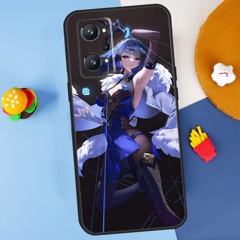 Yelan Genshin Impact For Realme GT Neo 5 3 2 C55 C35 C33 C31 C30 C25 C21Y C15 C11 Realme 8 9 10 11 Pro Plus Case