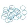 50 Stück/Los 8 10 mm Bunte Einzelringe Offene Biegeringe Sprengringe Verbinder für DIY Armband Halskette Schmuckherstellung Zubehör