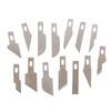 Kit de Ferramentas com Faca de Bisturi de Metal Antiderrapante Cortador Gravação Artesanato Facas + 10 Peças Lâminas Celular Placa de Circuito Impresso Reparo DIY Ferramentas Manuais