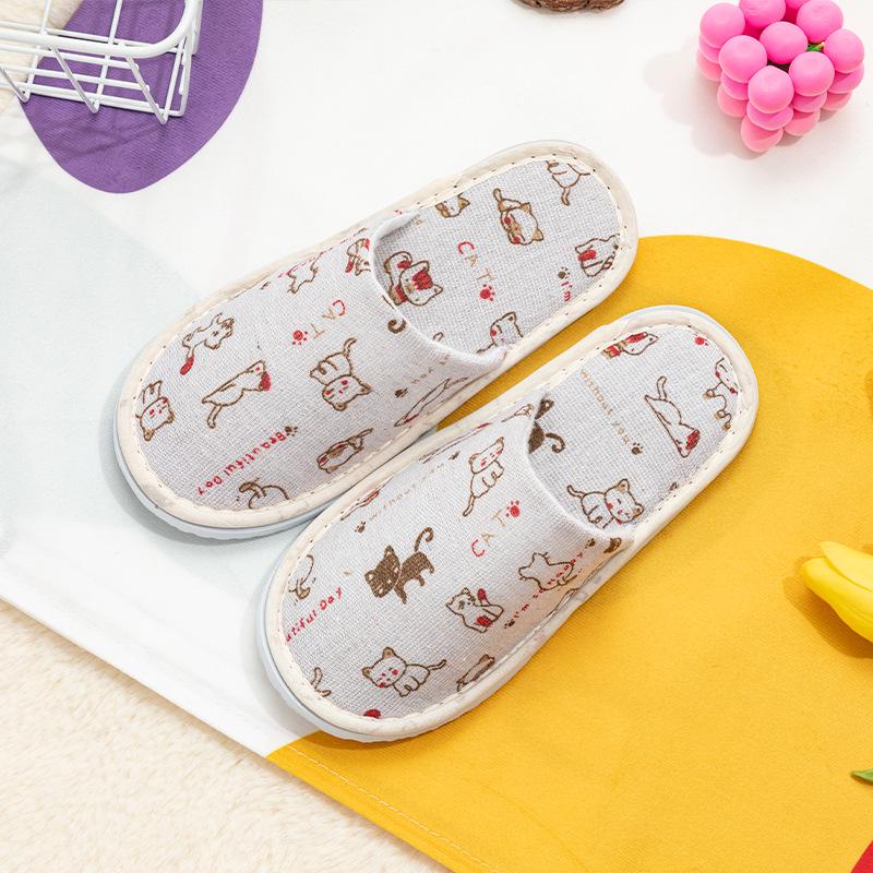 Children's Non-Slip Disposable Slippers for Hotel, Travel, and Home