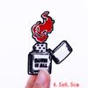 Personality Skull Embroidered DIY Punk/Rock Patch Iron On Patches For Clothing thermoadhesive Patches For Clothes Badge Decor