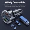 6-Port 100W Car Charger, Multi USB Fast Charging with LED Display