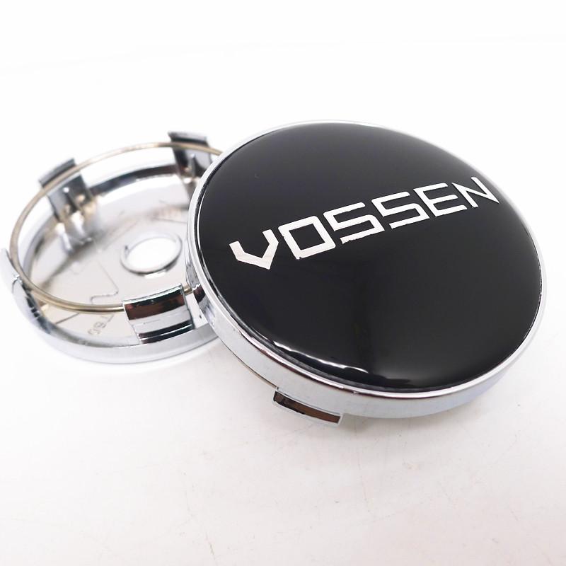 4 pezzi 60mm Coprimozzo Centrale Ruota Vossen Cerchi Auto Copertura Antipolvere Coprimozzi 56mm Emblema Accessori Styling Auto
