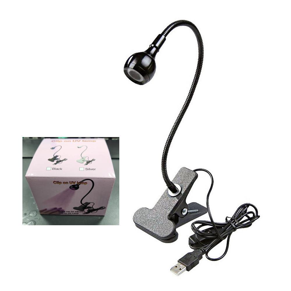 Lampa LED UV do paznokci do suszenia żelowego lakieru do paznokci, klipsowa, elastyczna, biurkowa, mini, przenośna, USB, lampa do paznokci, suszarka UV do manicure salonowego