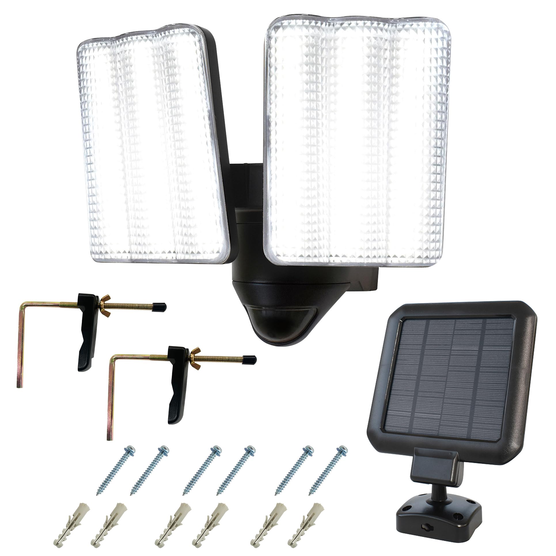 

DAISHIN Solar Sensor 1300 Turns On When Wide Solar Parking Daylight Color Hook Storage Gate Motion Sensor Automatically Turns On at Horizontal Street чёрный