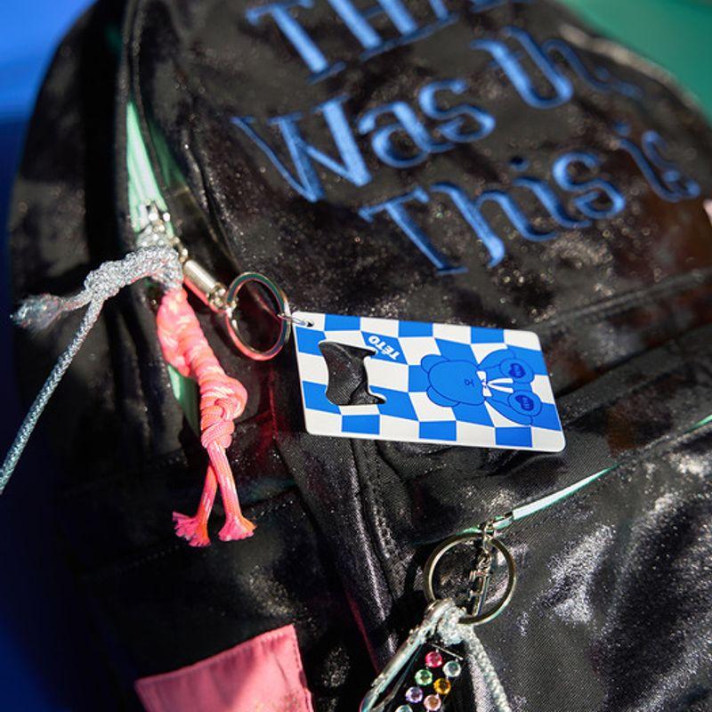 

TETO Teto Pixel Blue Tetobear Opener Keychain Pixel Blue