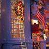 Christmas Decorations LED Ladder Lights with Climbing Santa Claus Christmas Decorative Lights for Home Holiday Garden Wall Decor
