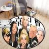 Anime Tokyo Revengers Kulatý koberec kreslený prostor Koberec do obývacího pokoje Kuchyně Jídelna Dětské koberce Podložka na jógu