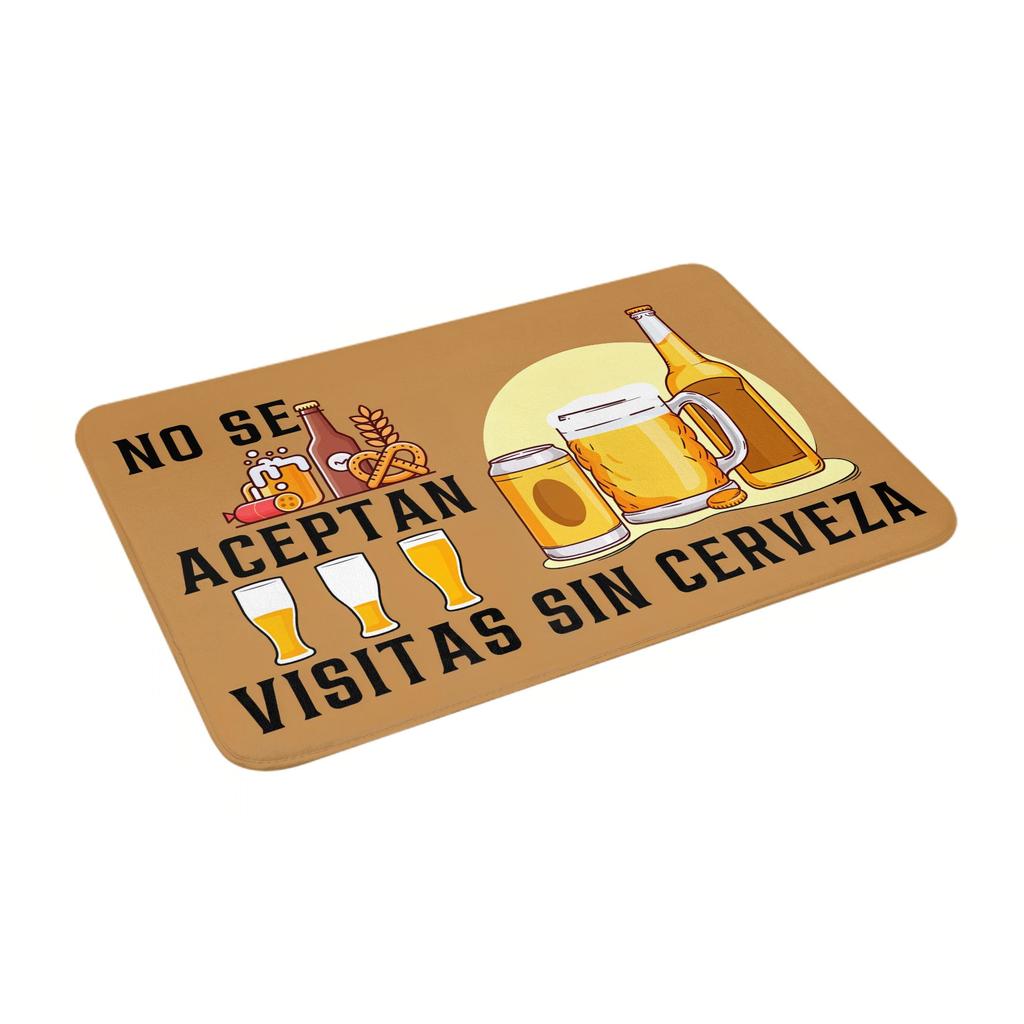 Funny No Beer No Visitors Welcome Doormat Anti-Slip Entrance Kitchen Bathroom Door Floor Mat  Garage Carpet Rug