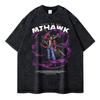 One Piece Roronoa Zoro Three Swords Printed Tshirt Mens and Womens Washed Tshirt High Quality Vintage Cotton Tshirt Tops