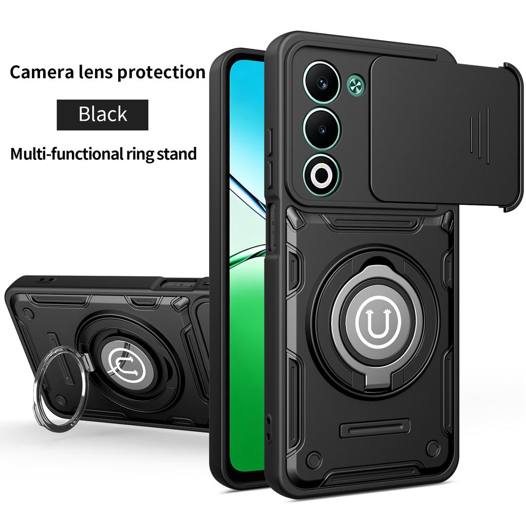 Etui na OPPO A5 Pokrowiec Oppo A5 4G etui oppo A5 5G Magnetyczne Pancerne z Uchwytem Pierścieniowym Pokrowiec na Telefon z Ładowaniem Bezprzewodowym Magsafe