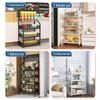Multi-Layer Snack and Beverage Display Rack for Convenience Stores and Household Use