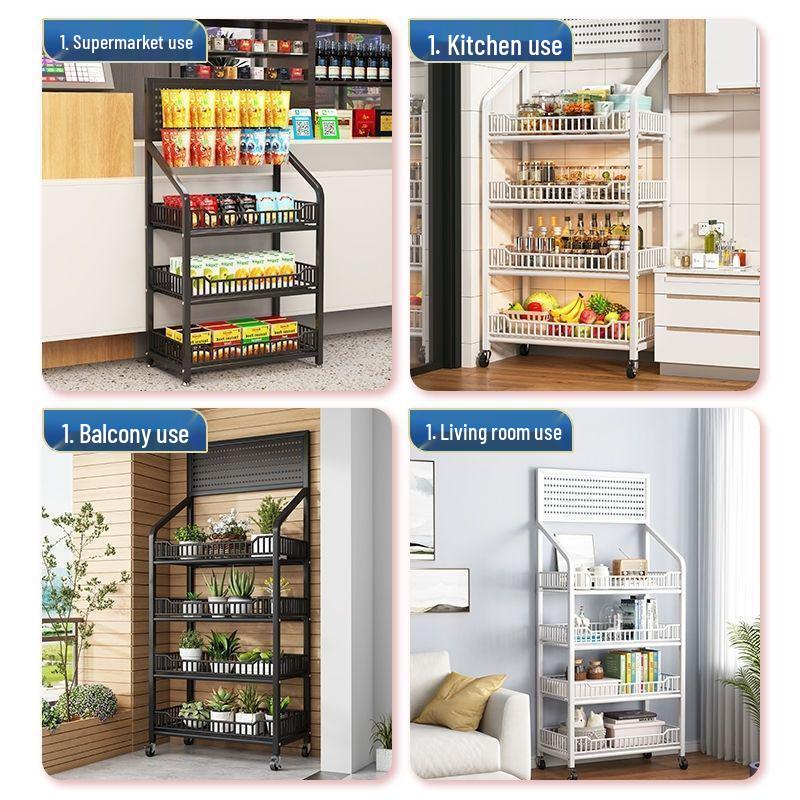 Multi-Layer Snack and Beverage Display Rack for Convenience Stores and Household Use