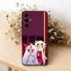 H-hazbin hotel V-veggie  Phone Case For Samsung S25,S24,S21,S22,S23,S30,Ultra,S20,Plus,Fe,Lite,Note,10,Black Cover