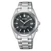 REGUNO Solar Black Stainless Steel Watch No Battery Replacement Present Radio-Controlled Watch, Dial, Band, Men's KS3-115-51, Required, Gift