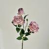 Simulated Rose Flower Realistic Appearance Easy To Manage Bright Color Reusable Artificial Flowers Home Decor