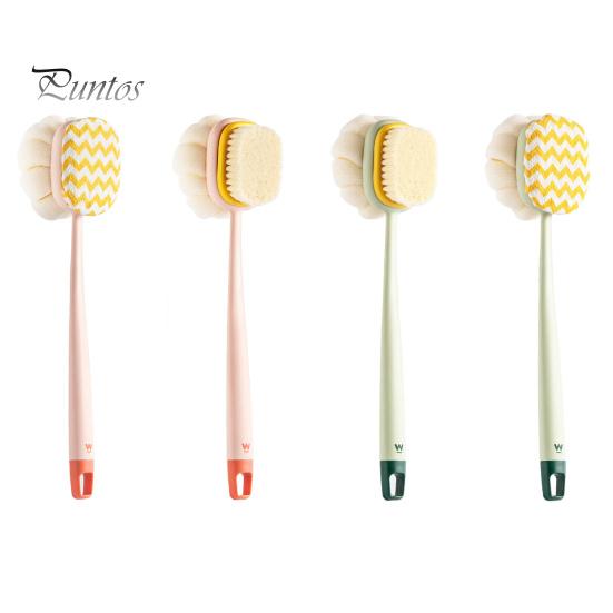 Body Scrubber High density Exfoliating Long Handle Bath Body Scrubber Brush for Bathroom