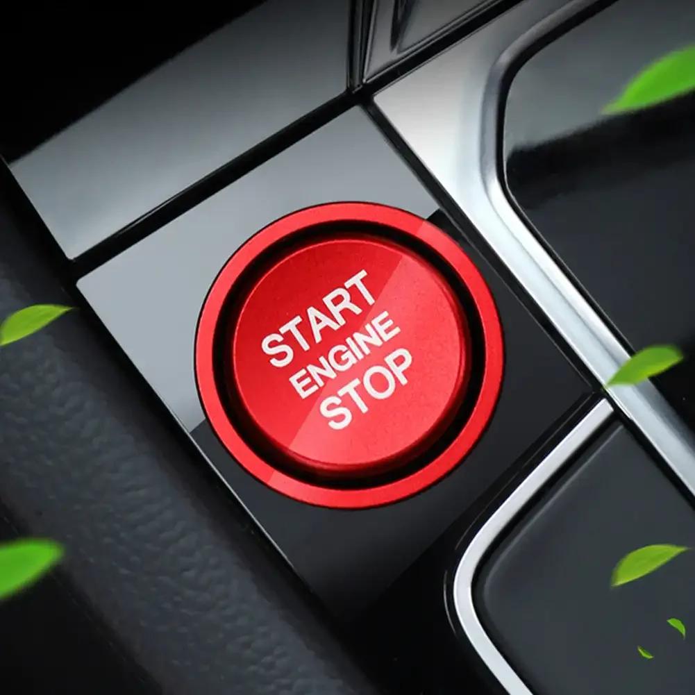 Pierścień Przycisku Start Stop Silnika Samochodowego Osłona Zapłonu Listwa Dla VW Golf 7 MK7 VII GTI R Jetta CC Arteon Passat B8 Touareg T-roc