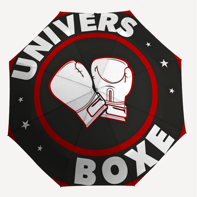 1PC UNIVERS BOXE Umbrella-8-Rib Reinforced, Automatic Open, Lightweight & Durable, Cute Fashion Accessory for Outdoor, Beach, or Casual Use, Beach Umb