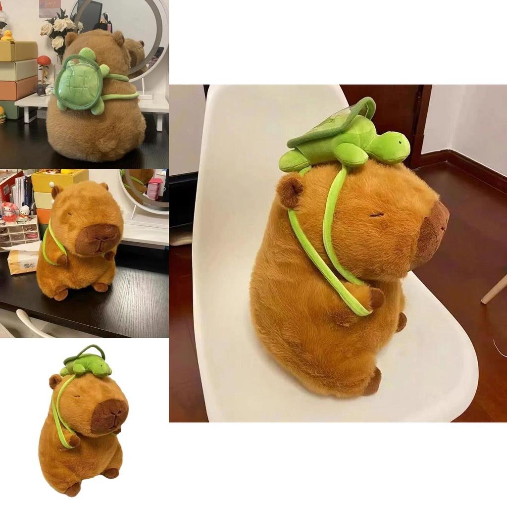 Adorable Capybara Plush Toy Pp Cotton Stuffed Animal Short Plush Water Rat Category 45cm