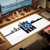 Tapis de Souris Hamburger Sv Grand Coussin de Table de Jeu Antidérapant pour Ordinateur Portable Tablette Grand Tapis de Souris XXL Tapis pour Mini PC avec Bordure Verrouillable