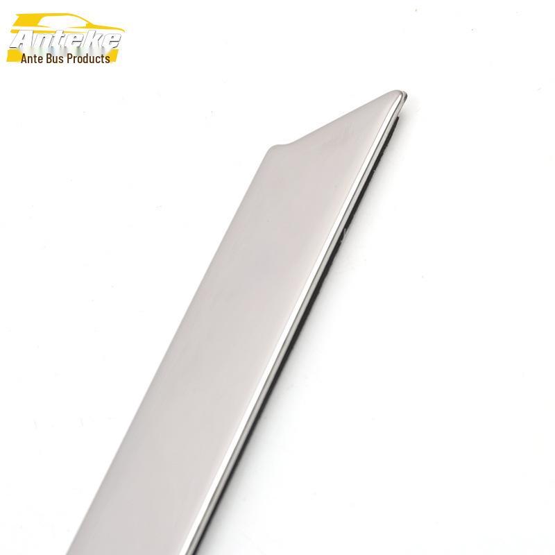 5-Series Rear Bumper Trim Sticker: Stainless Steel Tailgate Anti-Scratch Bright Strip Car Accessory