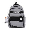 Retro backpack for girls, high school students, junior high school students, contrasting schoolbags, men's computer backpacks