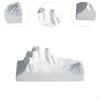 Ornament Snow Mountain Statue Collection Plaster Photo Props Artwork Figurine for Bookshelf Desktop