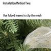 Silver Gold Mesh Net for Christmas Decorations & DIY Flower Wrapping – 10 Meters
