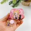 Cute Cartoon Sailor Moon Earphone Protective Case For AirPods 1 2 3 4 Pro 3 2 Case Headphone Box With Pendant Cover