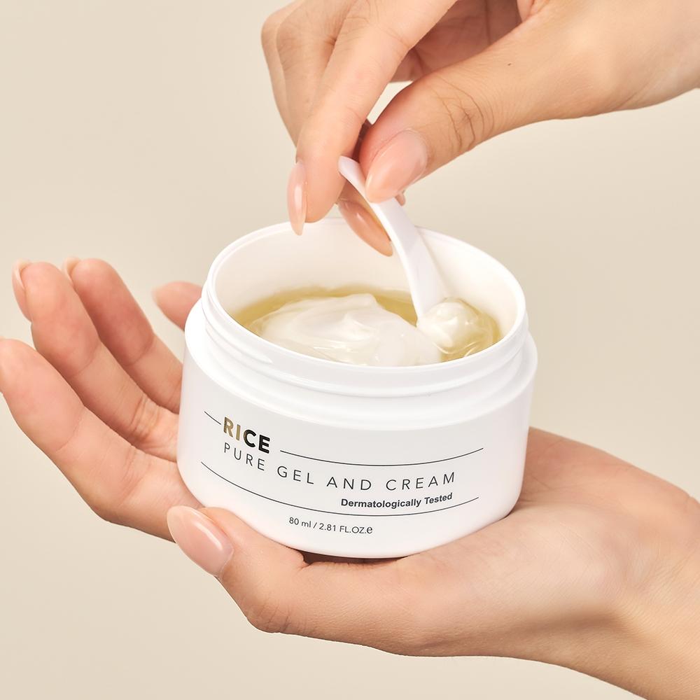Gracias Farmer Ganghwa Gyodong Arroz Gel Crema Transparente 80ml