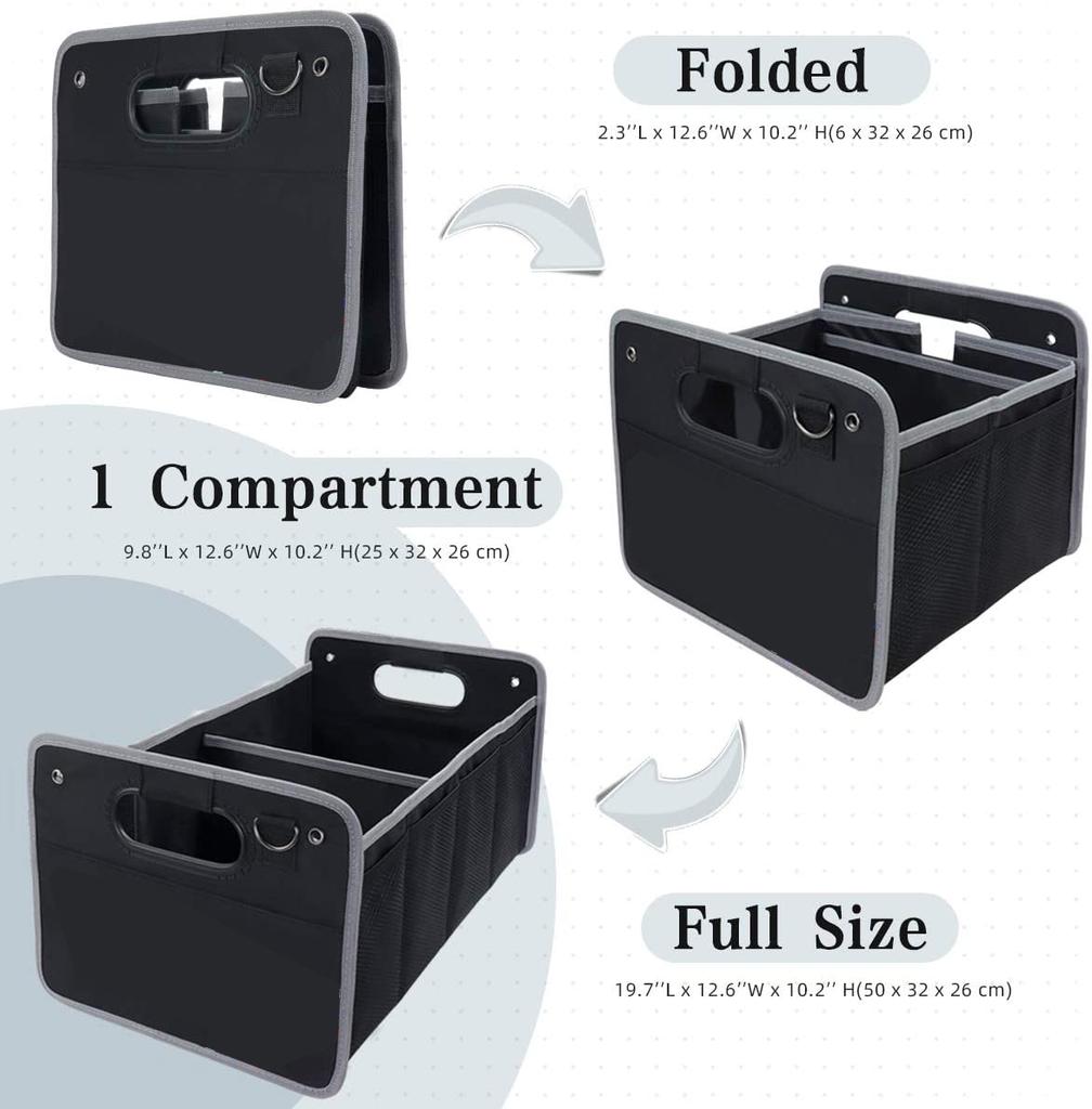 Universal Car Organizer Box Trunk Folding Collapsible Storage Case Bag Cargo Container Stowing Tidying for BENZ Ford BMW KIA