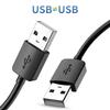 USB A To USB A Dual USB2.0 Male To Male Extension Cable For Radiator Hard Disk Webcom Camera USB Date Transmission Extender Cord