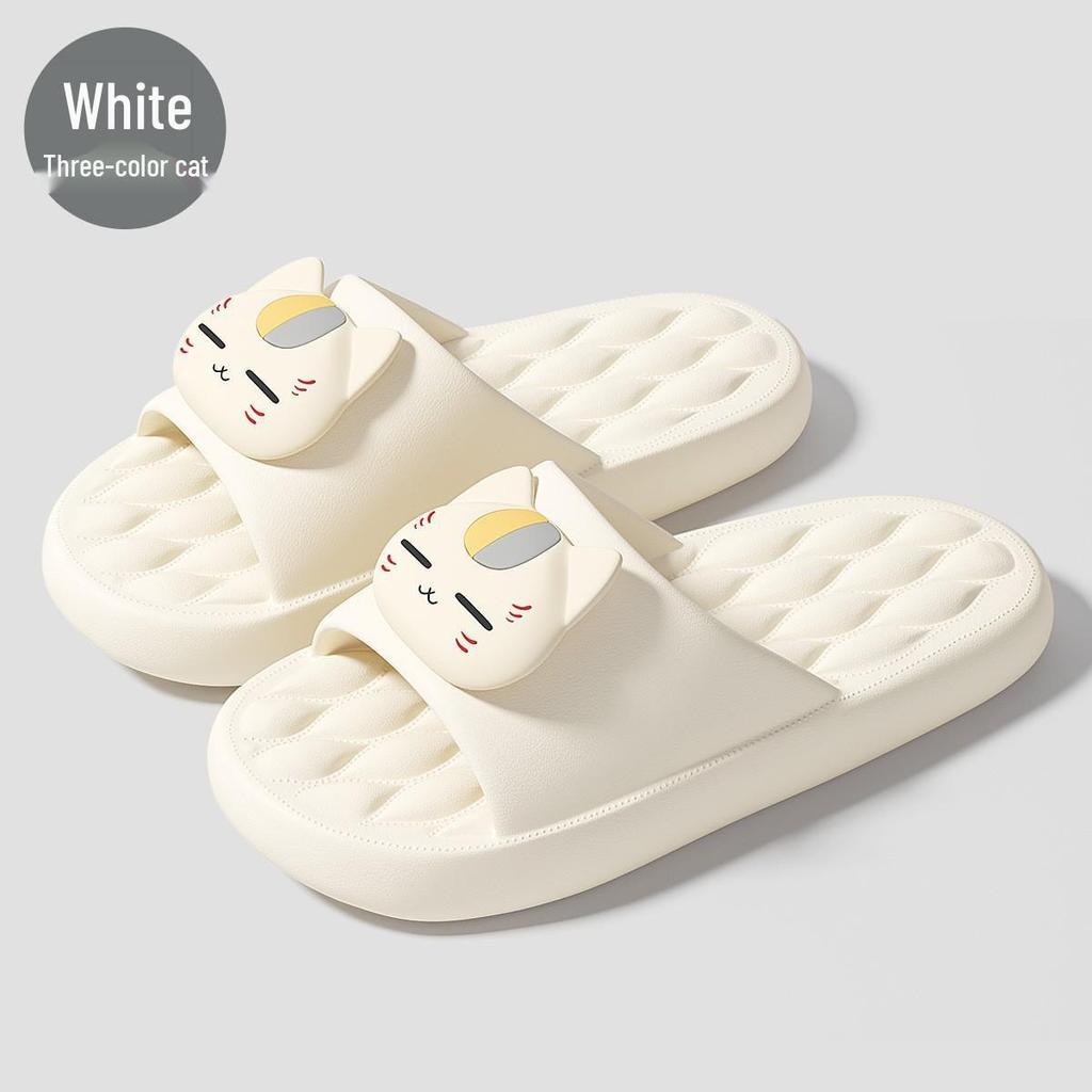 Men's and Women's Non-Slip Bathroom Sandals: Thick-Soled, Deodorant EVA Slippers for Home and Summer.