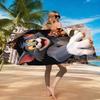 Tom&Jerry Grey Mouse Beach Towel Quick-drying Super Absorbent Suitable for Beach Vacation Pool Summer Funny Gift for Friends