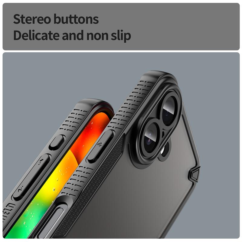 For iPhone 17 Case iPhone 17 Cover TPU Border Durable Matte Bumper Shield Protective Phone Cases For iPhone 17 Pro Max Air Funda